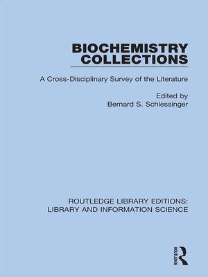 cover image of Biochemistry Collections